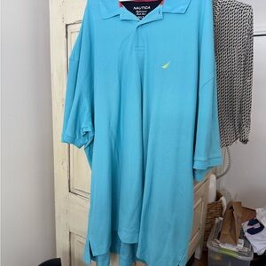 Nautica Men's Light Blue Polo Shirt